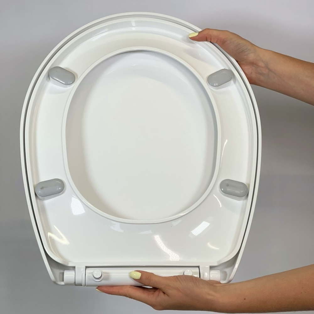 Сиденье для унитаза полипропиленовое Luande 0346, Антибактериальное туалетное сиденье с функцией микролифт Сиденье для унитаза полипропиленовое Luande 0346, Антибактериальное туалетное сиденье с функцией микролифт