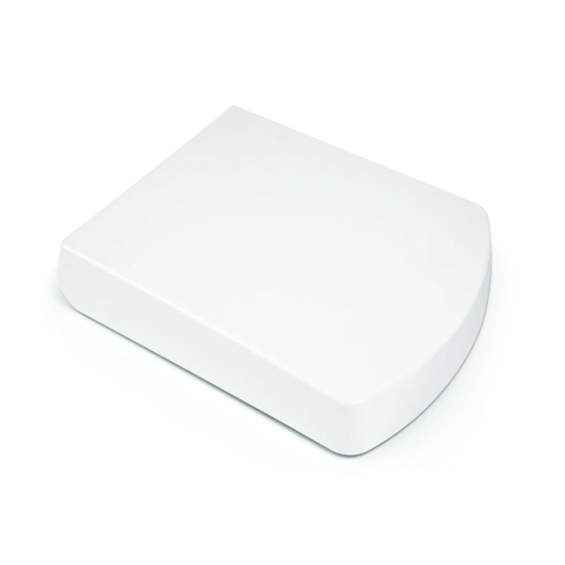 Крышка для унитаза из дюропласта Arya 0403, Прямоугольное сиденье унитазное с антибактериальным покрытием