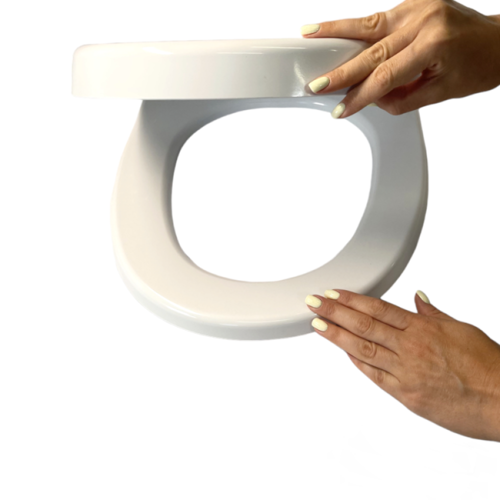 Туалетное сиденье с микролифтом из дюропласта Style 0408, Сиденье для унитаза с антибактериальным покрытием Туалетное сиденье с микролифтом из дюропласта Style 0408, Сиденье для унитаза с антибактериальным покрытием