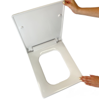 0410 Duroplast toilet seat Kare Slim series with microlift 0410 Duroplast toilet seat Kare Slim series with microlift