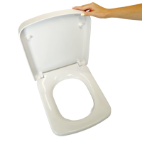 Крышка для унитаза дюропластовая Jota 0413, Прямоугольное сиденье для унитаза с антибактериальным покрытием Крышка для унитаза дюропластовая Jota 0413, Прямоугольное сиденье для унитаза с антибактериальным покрытием