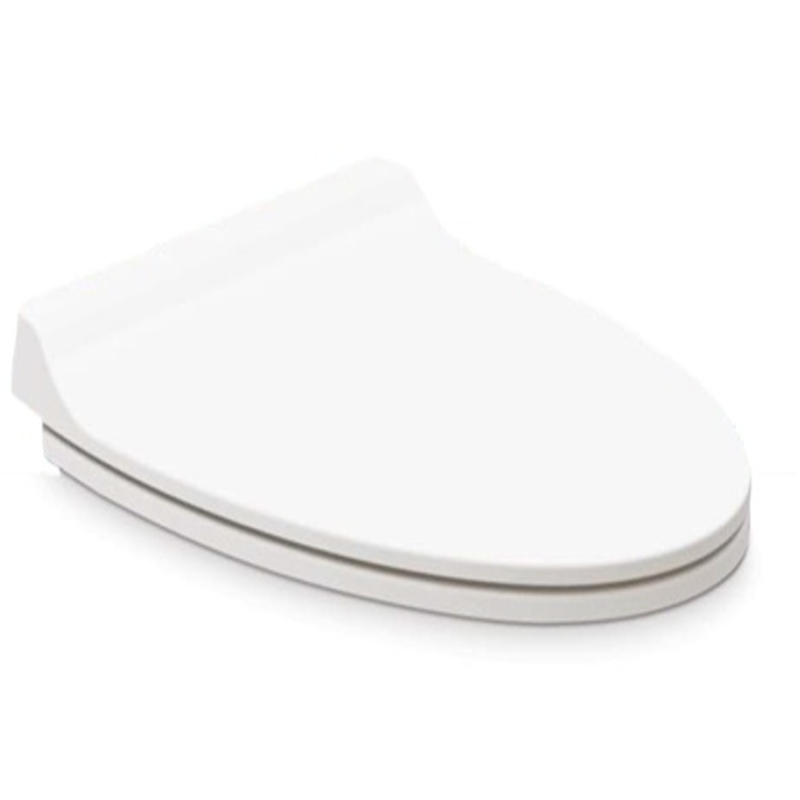 Туалетное сиденье с микролифтом из дюропласта Mole 0415, Прочное сиденье для унитаза овальной формы