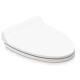 Туалетное сиденье с микролифтом из дюропласта Mole 0415, Прочное сиденье для унитаза овальной формы Туалетное сиденье с микролифтом из дюропласта Mole 0415, Прочное сиденье для унитаза овальной формы