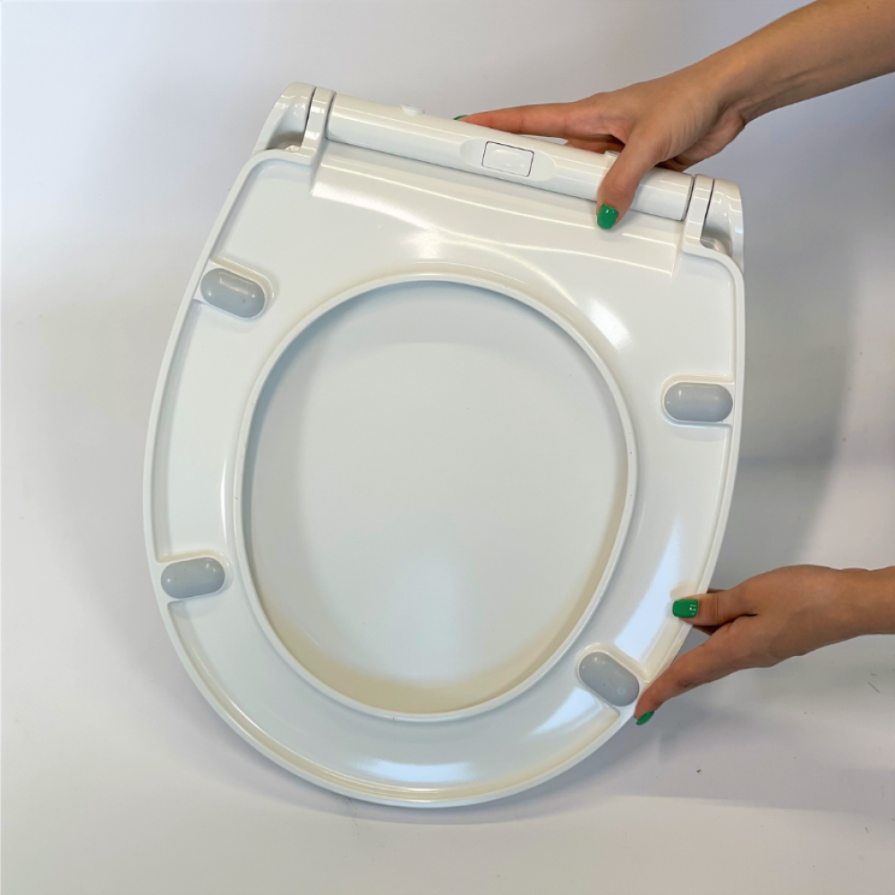 Сиденье для унитаза из дюропласта с крышкой с микролифтом Star 0422, Туалетное сиденье овальной формы Сиденье для унитаза из дюропласта с крышкой с микролифтом Star 0422, Туалетное сиденье овальной формы