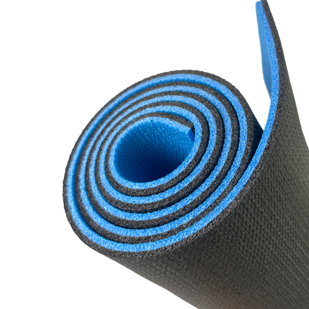 Каремат двухслойный синий-черный 180х60см, толщина 10мм Каремат двухслойный синий-черный 180х60см, толщина 10мм