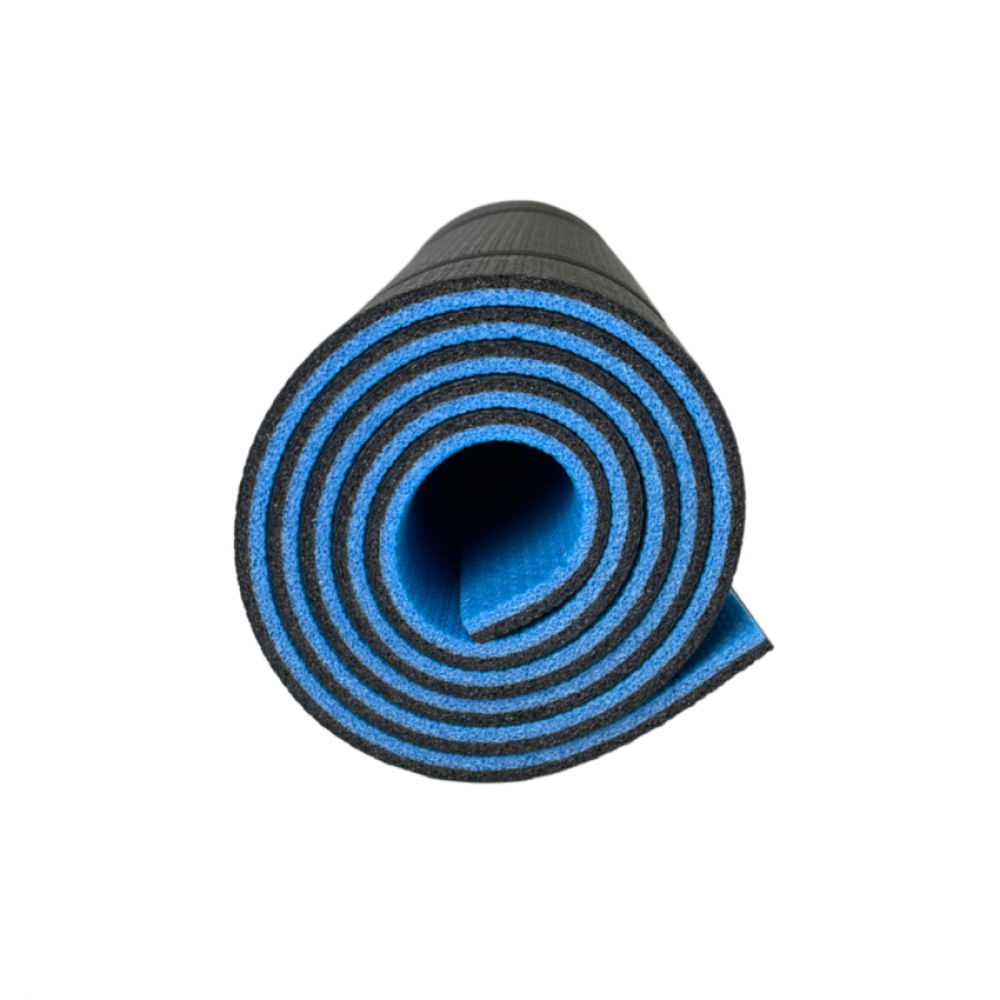 Каремат двухслойный синий-черный 180х60см, толщина 10мм Каремат двухслойный синий-черный 180х60см, толщина 10мм