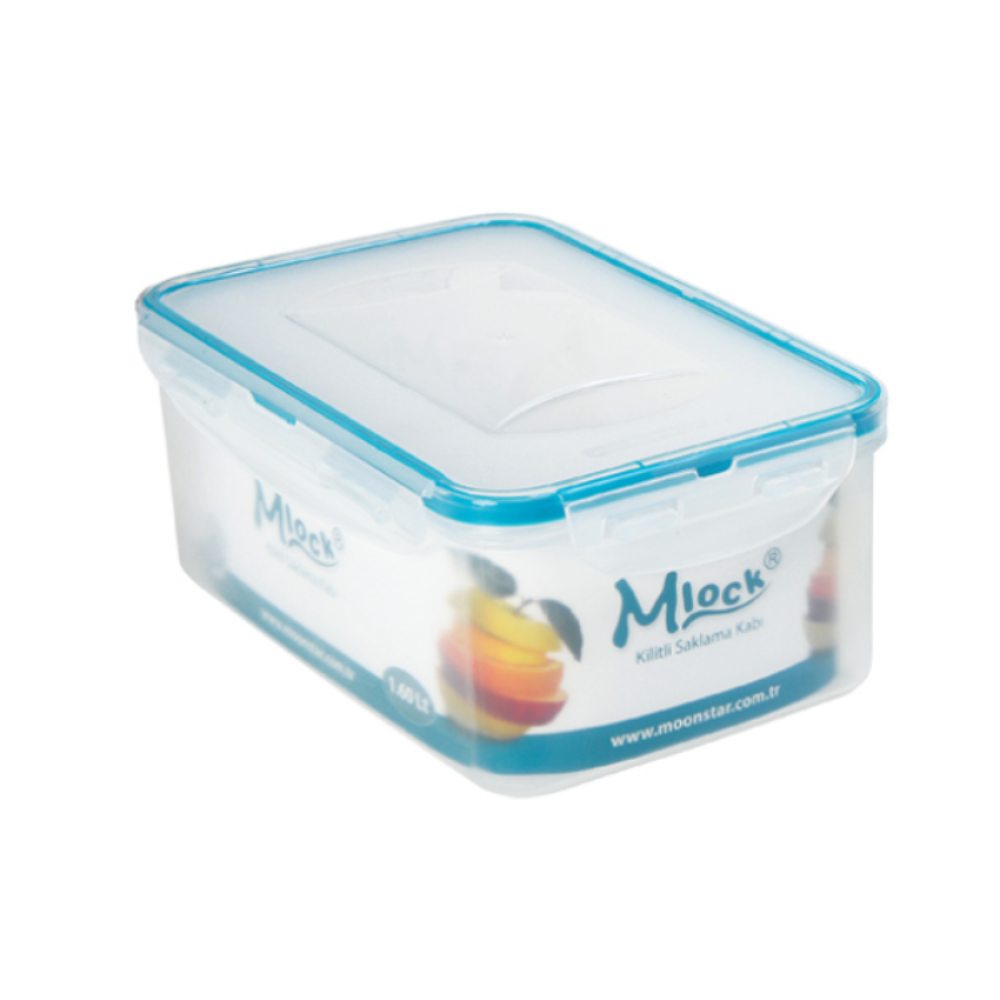 Контейнер пластиковый пищевой с крышкой Mlock 1,9л Контейнер пластиковый пищевой с крышкой Mlock 1,9л