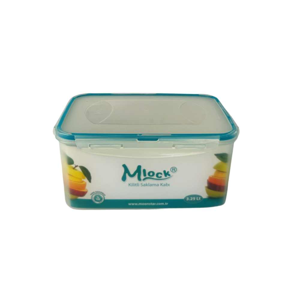 Контейнер пластиковый пищевой с крышкой Mlock 3,25л Контейнер пластиковый пищевой с крышкой Mlock 3,25л