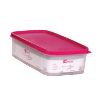 Plastic container with lid MODULAR 1.7l white Plastic container with lid MODULAR 1.7l white