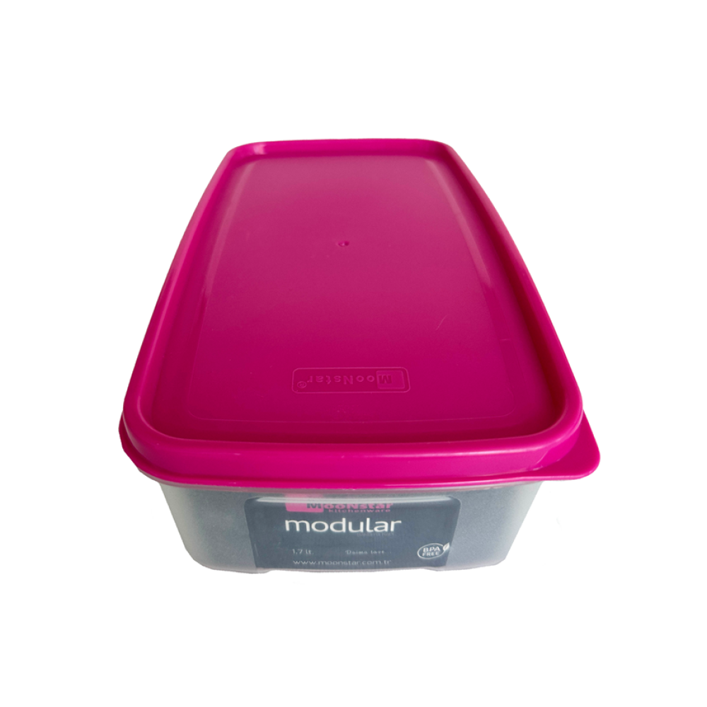 Контейнер пластиковый пищевой с крышкой Modular 1,7л Контейнер пластиковый пищевой с крышкой Modular 1,7л