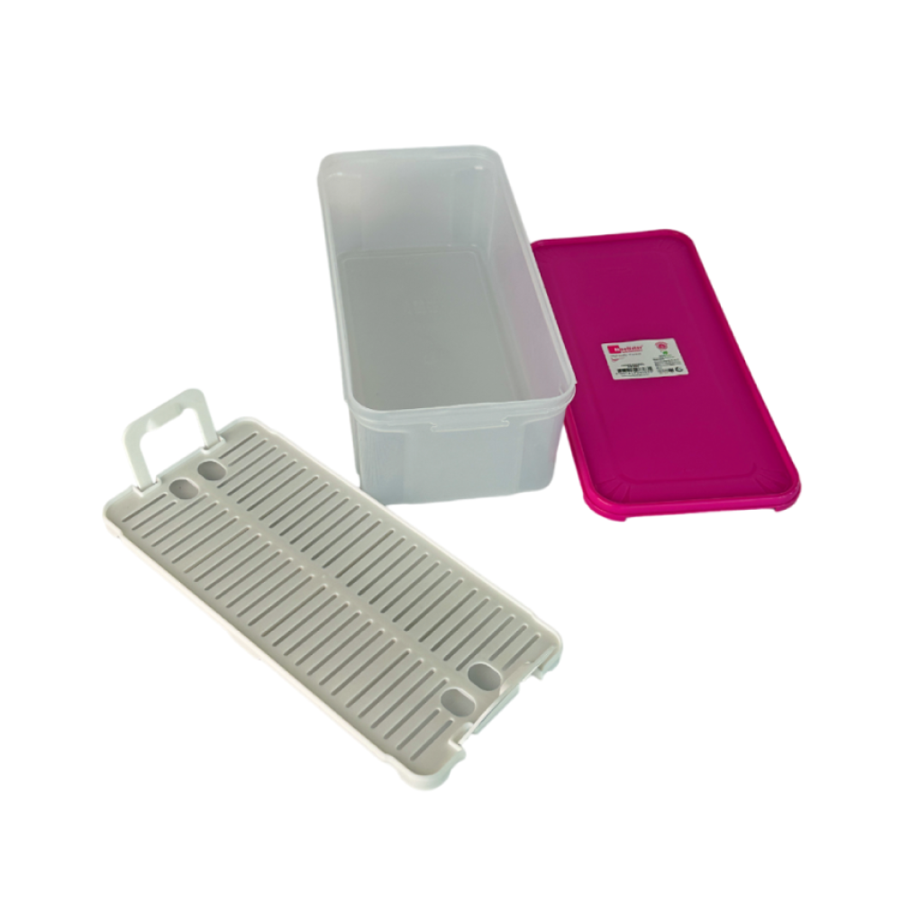 Контейнер пластиковый на два горизонтальных отделения 6л Контейнер пластиковый на два горизонтальных отделения 6л