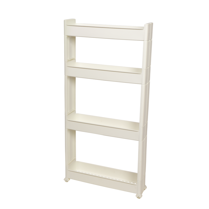 Полка-органайзер четырехъярусная пластиковая, полка этажерка напольная на четыре яруса