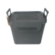 Органайзер с крышкой на 30л. универсальный пластиковый антрацит. Органайзер с крышкой на 30л. универсальный пластиковый антрацит.