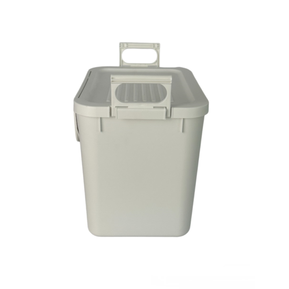 Органайзер с крышкой на 30л универсальный пластиковый белый Органайзер с крышкой на 30л универсальный пластиковый белый