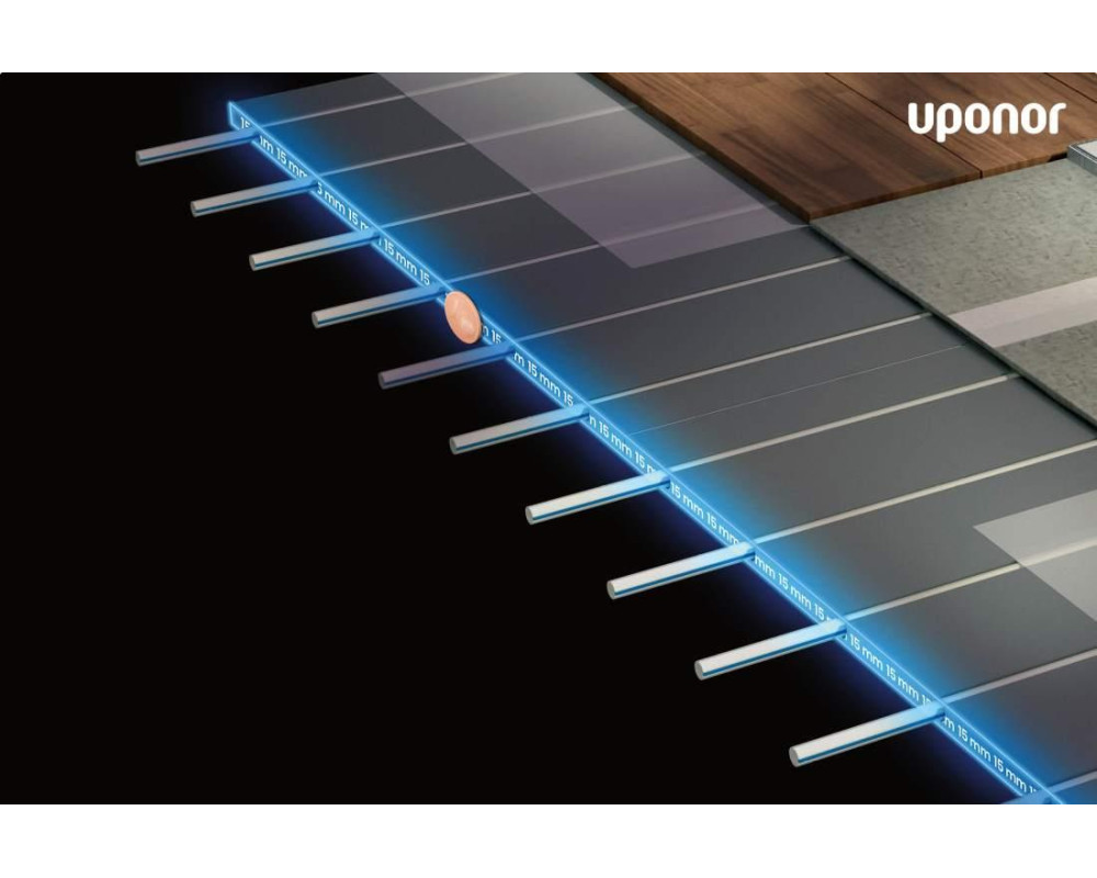 Пол с подогревом в тонкой сухой конструкции