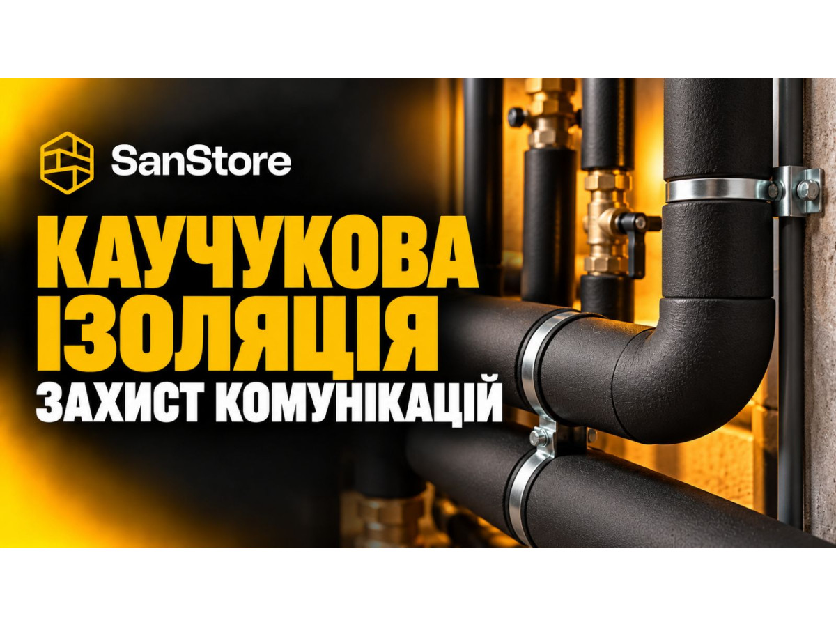 Каучукова ізоляція та захист комунікацій