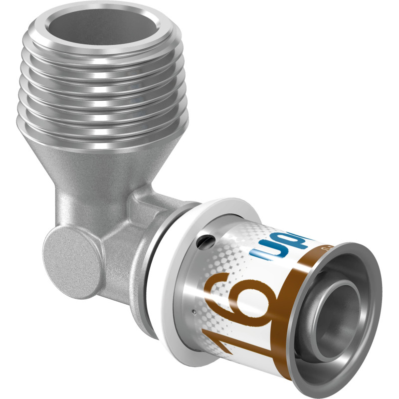 Коліно зовн. різьба Uponor S-Press PLUS 16-R1/2