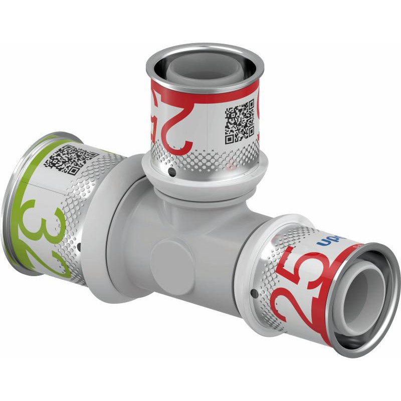 Прес-фітинги Uponor S-Press PLUS Трійник редукційний PPSU 32-25-25
