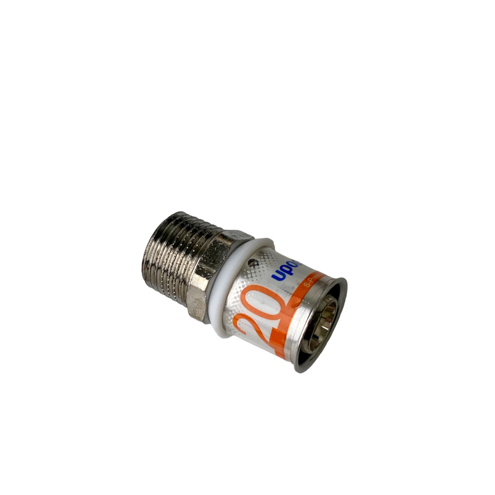 Прес-фітинги Uponor S-Press PLUS Штуцер зовн. різьба  20-R1/2