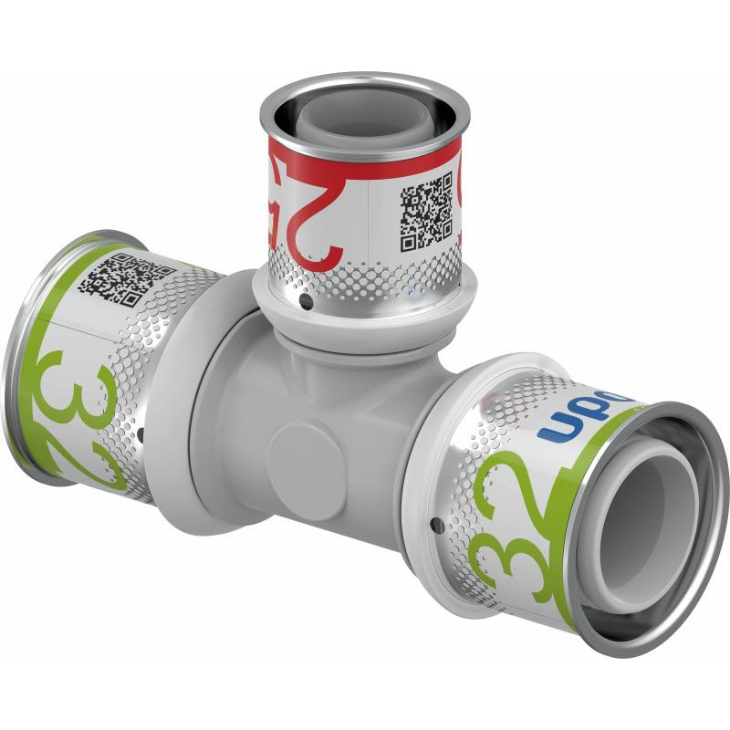 Прес-фітинги Uponor S-Press PLUS Трійник редукційний PPSU 32-25-32