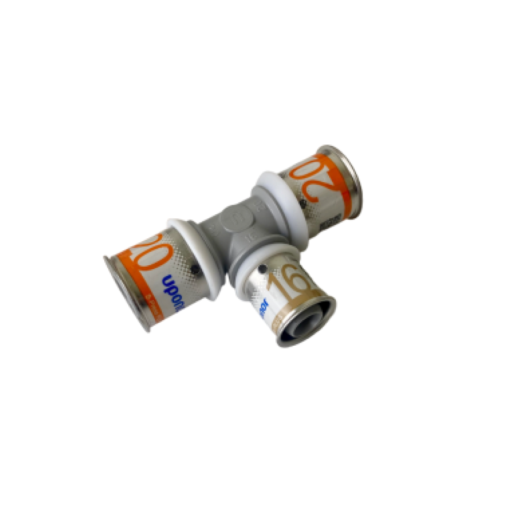 Прес-фітинги Uponor S-Press PLUS Трійник редукційний PPSU 20-16-20