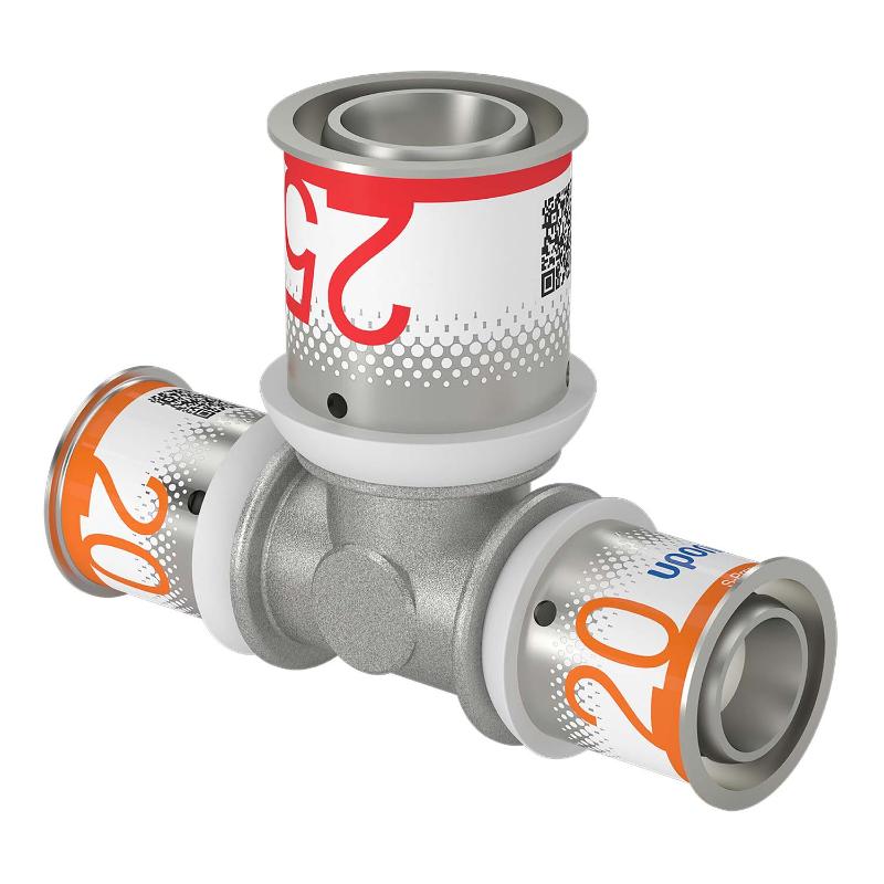 Прес-фітинги Uponor S-Press PLUS Трійник редукційний PPSU 20-25-20