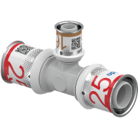 Прес-фітинги Uponor S-Press PLUS Трійник редукційний PPSU 25-16-25