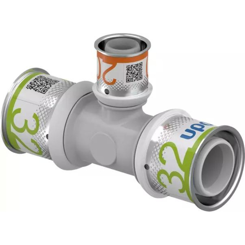 Прес-фітинги Uponor S-Press PLUS Трійник редукційний PPSU 32-20-32