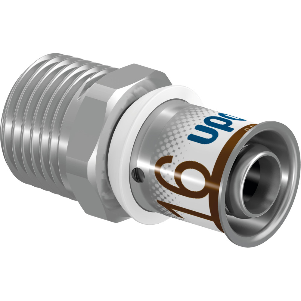 Прес-фітинги Uponor S-Press PLUS Штуцер зовн. різьба  16-R1/2
