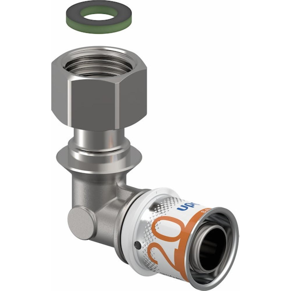 Коліно з нак. гайкою Uponor S-Press PLUS 20-3/4