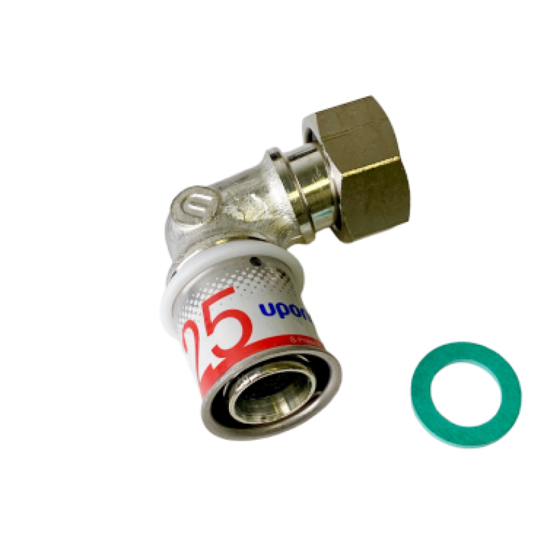 Коліно з нак. гайкою Uponor S-Press PLUS 25-3/4