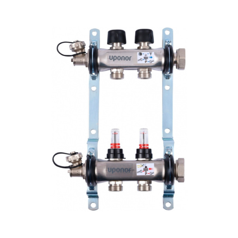Сталевий колектор Uponor Vario S FM 2x3/4 Euro