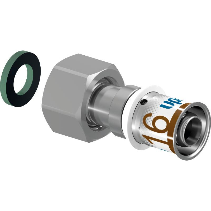 Штуцер з нак. гайкою Uponor S-Press PLUS 16-G3/4