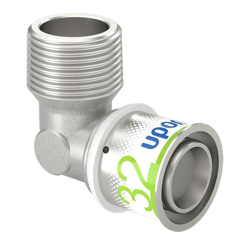 Коліно зовн. різьба Uponor S-Press PLUS 32-R1