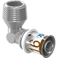 Коліно зовн. різьба Uponor S-Press PLUS 16-R1/2