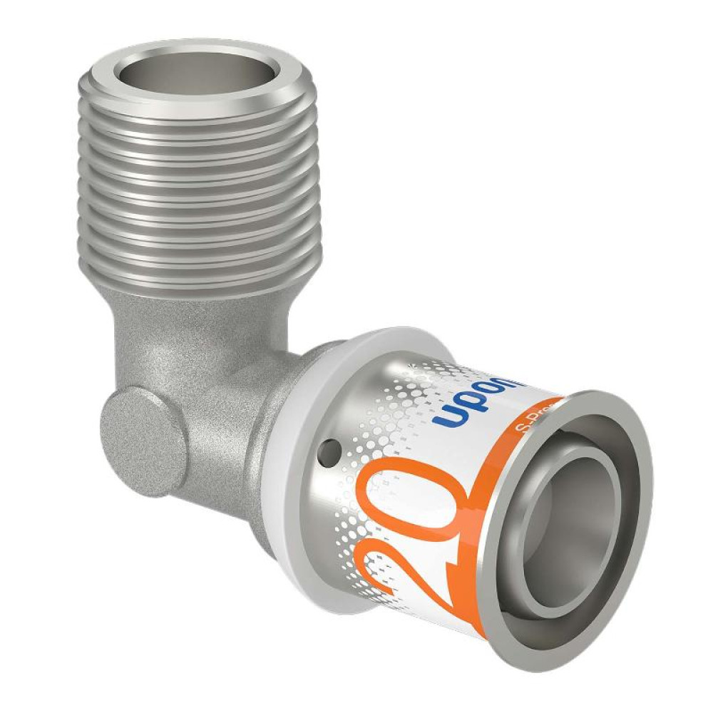 Коліно зовн. різьба Uponor S-Press PLUS 20-R1/2