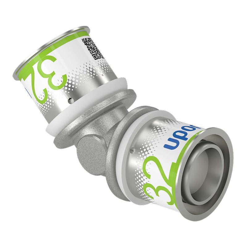 Коліно Uponor S-Press PLUS 45° латунне 32-32