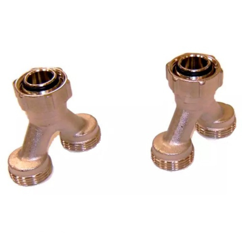 Трійник Uponor Fluvia Y-подібний під Євроконус 2xG3/4-3/4