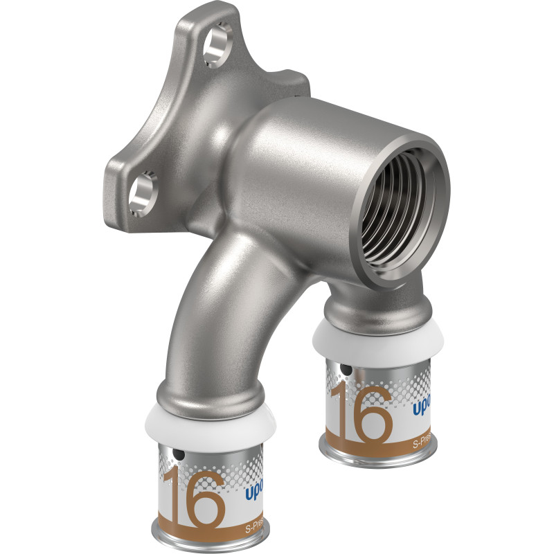Водорозетка настінного монтажу Uponor S-Press PLUS U-подіб. 16-Rp1/2