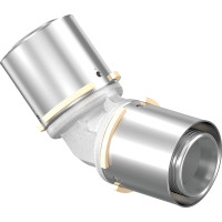 Коліно Uponor S-Press PLUS 45° латунне 40-40
