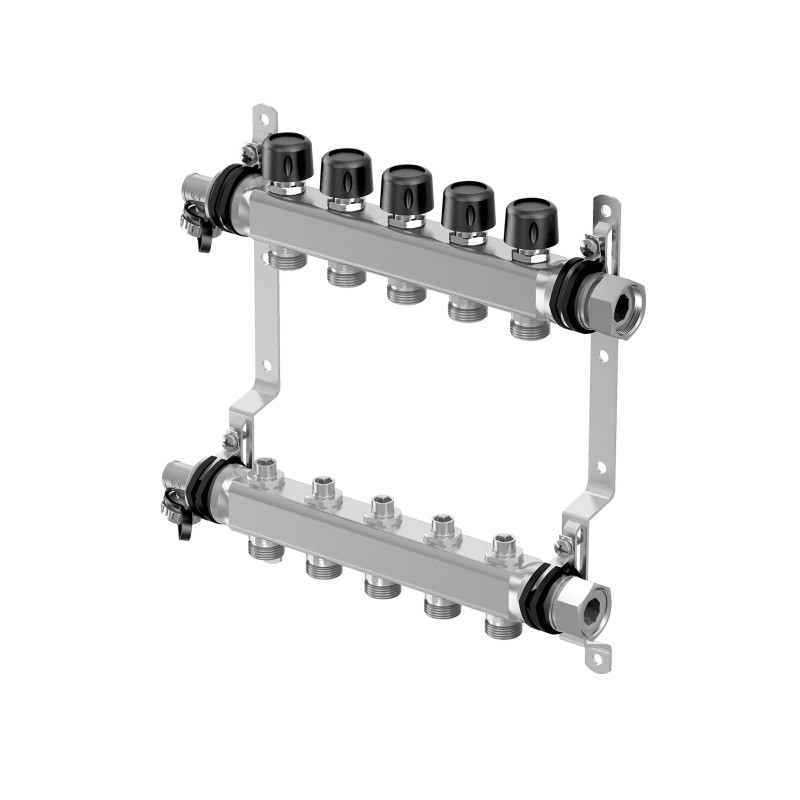 Сталевий колектор без витратомірів Uponor Vario S LS 6x3/4 Euro