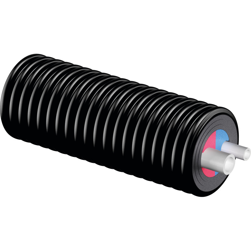 Труба Uponor Ecoflex Aqua Twin Ø25 x 3,5-20 х 2,8/140 мм 