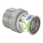 Прес-фітинги Uponor S-Press PLUS Штуцер зовн. різьба  32-R1