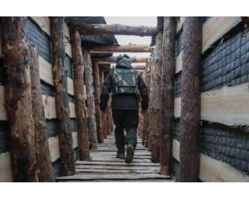 Укріплення військових окопів за допомогою геотекстилю