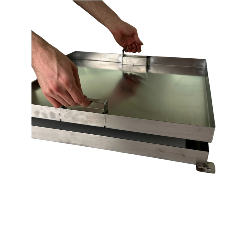 2603 Люк уличный ревизионный под брусчатку, 50х50см