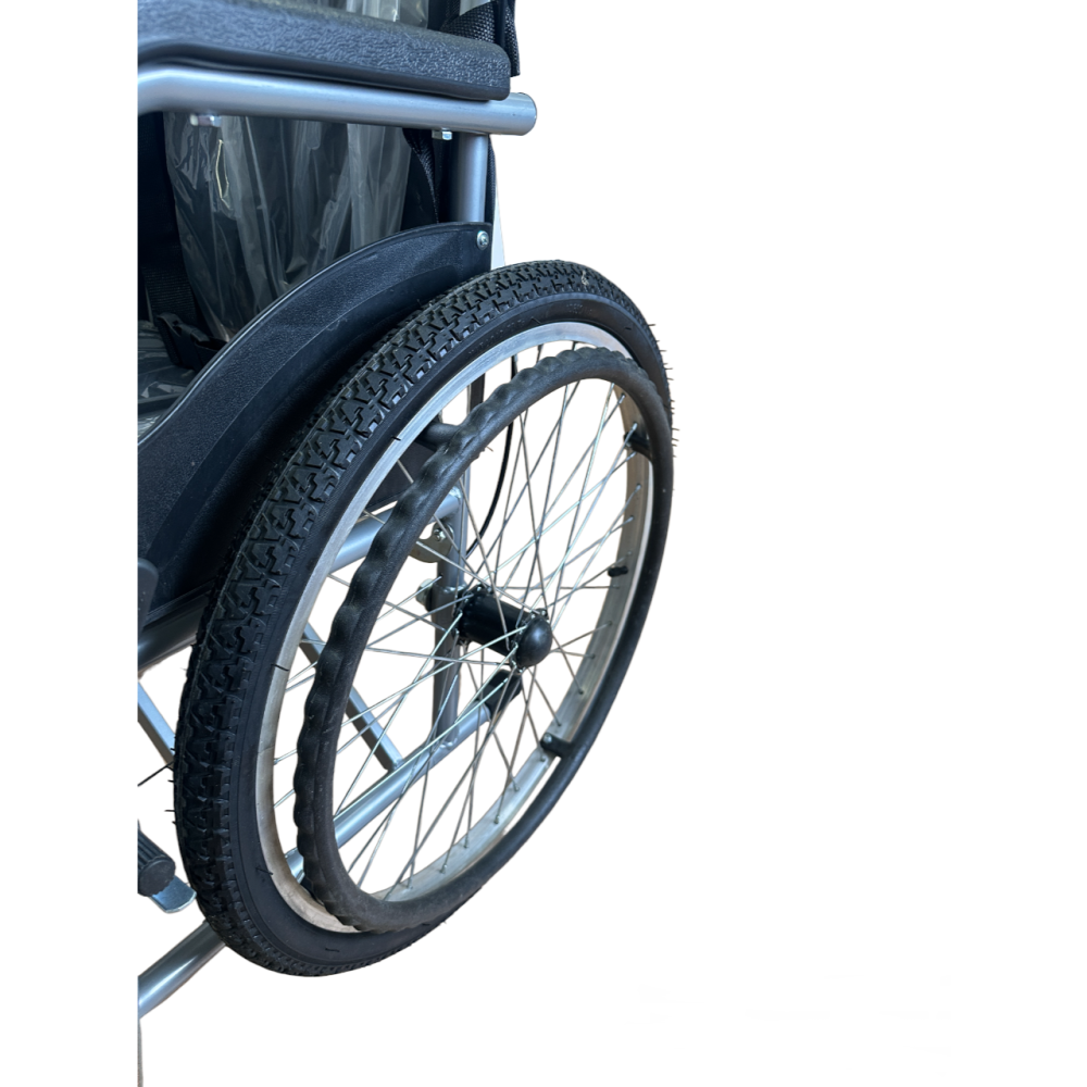 Инвалидное кресло механическое узкое, с ручными тормозами складное VRM-011 Инвалидное кресло механическое узкое, с ручными тормозами складное VRM-011