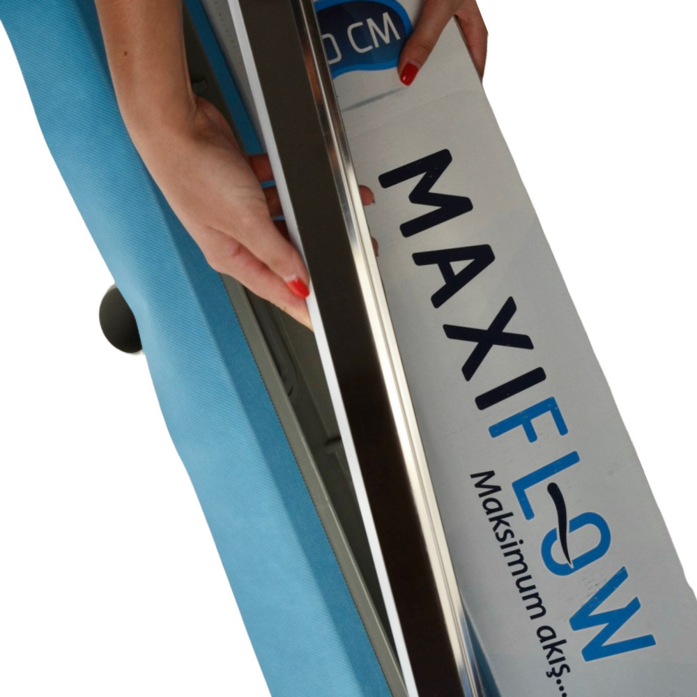 Душовий канал з горизонт. фланцем, решітка "Під Плитку" 60 см, Душовий трап з подвійним гідрозатвором Душовий канал з горизонт. фланцем, решітка "Під Плитку" 60 см, Душовий трап з подвійним гідрозатвором