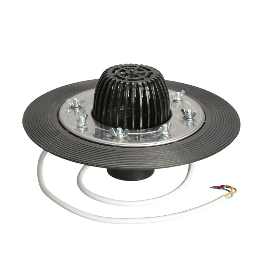 Воронка Кровельная SANSTORE 110/600мм с нержавеющим фланцем, с термокабелем Воронка Кровельная SANSTORE 110/600мм с нержавеющим фланцем, с термокабелем