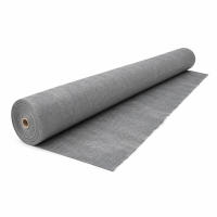 Геотекстиль термообработанный Fibertex F-22 2.0 (120 г/м.кв.), шир. 5м для благоустройства территории, дренажа, устройства фундамента и кровельных работ.