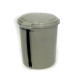 Контейнер для мусора с педалью 12л, пластиковый, цвет серый